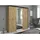 Möbel Boss Projekt X Garderobenschrank 183x193x34 braun