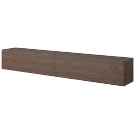 Selsey Bisira TV-Lowboard 200 cm Braun Walnuss Matt
