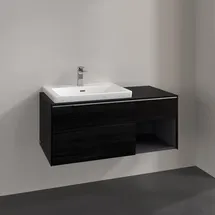 Villeroy & Boch Waschbeckenunterschrank 2 Auszüge 100,1 x 51,6 x 42,3 cm Black Oak