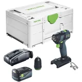 Festool TXS 18-Basic Akku Bohrschrauber 18 V 40 Nm Brushless + 1x Akku 5,0 Ah + Schnellladegerät + Systainer