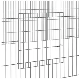 vidaXL Kaninchenkäfig 5 Paneele 541x109x54 cm Verzinktes Eisen vidaXL Kaninchenkäfig Paneele cm Verzinktes Eisen