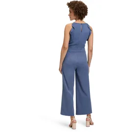 Vera Mont Damen Jumpsuit mit Volant Blue Stone,42 - 42