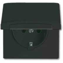 Busch-Jaeger Steckdoseneinsatz 1f 0 m Schwarz 1 St.