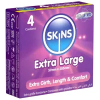 Skins Condoms Skins Extra Large Kondome Vanilla 4 St.