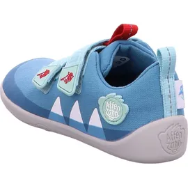 Affenzahn Barfußschuh Lucky Hai Hellblau / Rot 26