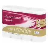 CWS Küchenrollen Prestige 3-lagig, Hochweiß | Karton (8 Packungen)