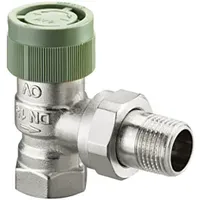OVENTROP Baureihe ADV 9 Thermostatventil 1188363 Messing vernickelt, DN