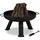 Relaxdays Feuerschale Ø 60 cm Schwarz