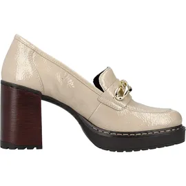 Rieker Damen Halbschuhe für Damen, beige Weit