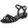 LASCANA Sandale Damen schwarz Gr.42