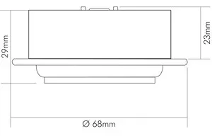 Nobile LED-Möbeleinbauleuchte 1850233012