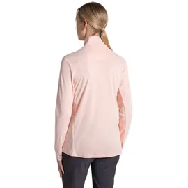 Craghoppers Damen Nosilife Solarshield+ Half Zip Pullover (Größe XL, rosa)