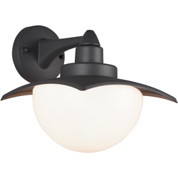 Wand Laterne ALU Außen Leuchte FERNBEDIENUNG Garten Lampe dimmbar im Set inkl. RGB LED Leuchtmittel
