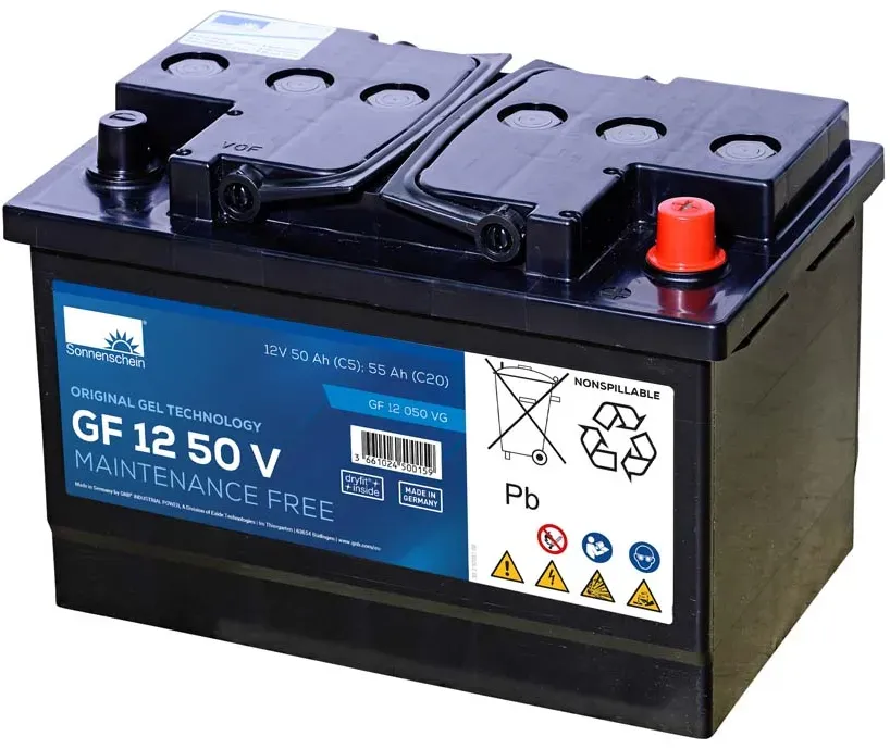 Exide Sonnenschein GF 12 050 V G dryfit Blei Gel Antriebsbatterie12V 50Ah (5h) VRLA