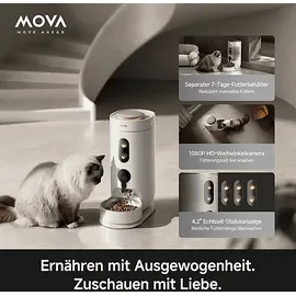 Mova NutriPal 10 Ultra für Hunde und Katzen, Futterautomat
