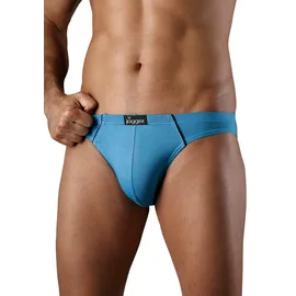 LE JOGGER Slip »Minislip«, (Packung, 8 St.), knappe Form, schöne Farben mit kontrastfarbenen Pipings Gr. 5, bunt, , 336532-5