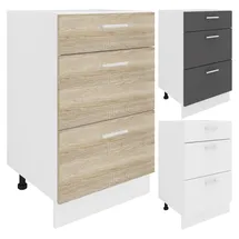 VCM Unterschrank Esilo 50 x 46 x 82 cm Grau