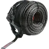 Mophorn - vevor Kunststoffseil 9,5 mm x 25,9 m Seilwinde Synthetikseil aus 12 Strängen hochmolekularer Polyethylenfasern Windenseil Powerline ideal