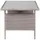Beliani Gartentisch 145 x 80 x 74 cm Grau
