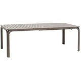 Nardi Alloro Ausziehtisch 280 x 100 cm taupe/taupe