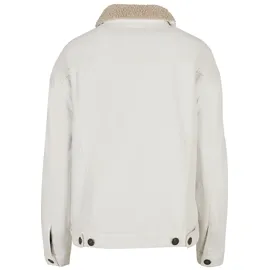 URBAN CLASSICS Oversized Sherpa Jeansjacke Off White Raw 3XL
