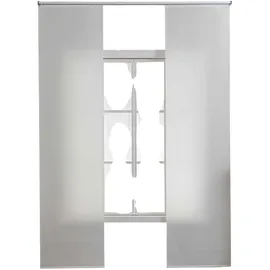 Gardinenbox New Amsterdam Schiebegardine Paneelwagen 245 x 60 cm Natur 2 St.