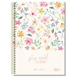 häfft® verlag Häfft College-Timer A5 Wild Blossoms 26/27