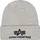 Alpha Industries 3D Beanie Mütze grau