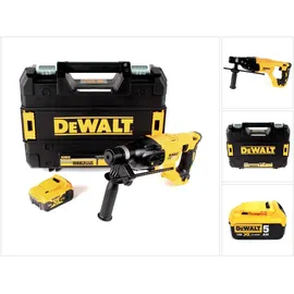 DeWalt DCH 133 NT Akku Kombihammer 18V 2,6J SDS plus + 1x Akku 5 Ah + TSTAK