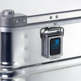 ZARGES Akku Safe Werkzeugkasten 67 l silber 550x550x220 mm