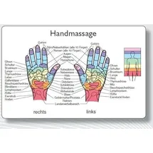 Arkana Reflexzonenmassagekarte "Hand": Box