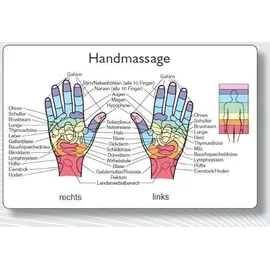 Arkana Reflexzonenmassagekarte "Hand": Box