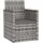 vidaXL Gartensessel 57 x 57 x 75 cm grau