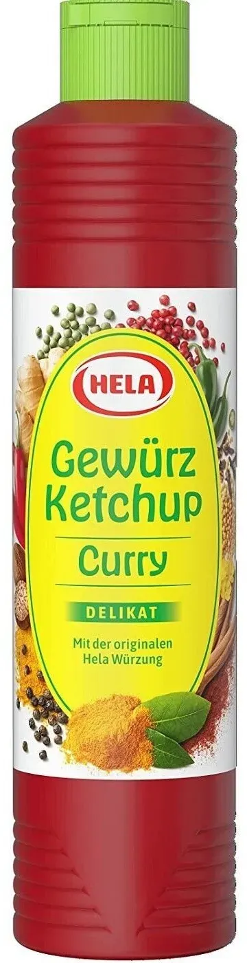 HELA Curry Gewürz Ketchup Delikat 800ml Flasche