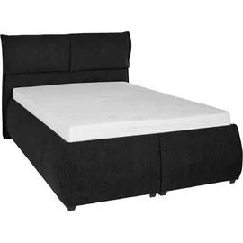 Andas Polsterbett »Jenson« als Bettgestell oder mit 3 Matratzenarten und Härtegraden grau