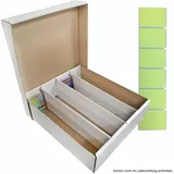 10 Riesen Deck-Boxen - Aufbewahrung (weiß) für je 4000 Karten (Magic/ YuGiOh Karten)