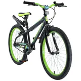 Bikestar Urban Jungle 24" schwarz/grün Handbremsen