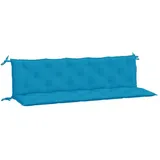 vidaXL Bankauflage 180 x 50 x 7 cm hellblau 2 St.