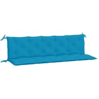 vidaXL Bankauflage 180 x 50 x 7 cm hellblau 2 St.