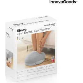 InnovaGoods Fußwärmer ergonomisch gestaltet und tragbar, 3 Temperaturstufen, 1,5Mts Stromkabel, Wärmt Ihre Füße in Sekunden, Ideal für den Winter.