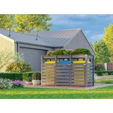 Karibu Mülltonnenbox (terragrau),