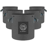 AC Infinity Hochbelastbare wiederverwendbare Stofftöpfe | 11 Liter |