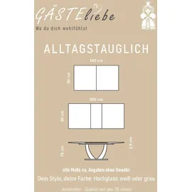 Jockenhöfer Ulm 160 x 76 x 90 cm grau