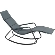 Siena Garden Aliano Schaukelliege 143 x 57 x 81 cm Grau
