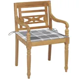 vidaXL Batavia-Stühle mit Kissen 8 Stk. Massivholz Teak