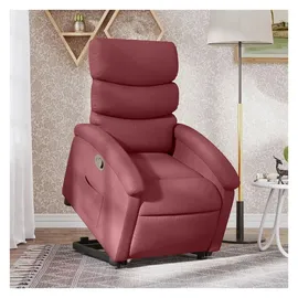 vidaXL Relaxsessel mit Aufstehhilfe Polyester 55,7 x 99,5 x 73,9 cm Weinrot