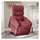vidaXL Relaxsessel mit Aufstehhilfe Polyester 55,7 x 99,5 x 73,9 cm Weinrot