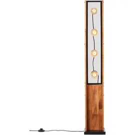 Brilliant Standleuchte Calandra 125 cm hoch Schwarz