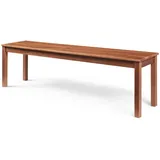 [en.casa] Sitzbank Trerunulu Braun 140 x 35 x 45 cm