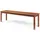 [en.casa] Sitzbank Trerunulu Braun 140 x 35 x 45 cm